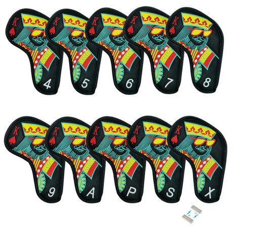 10pcs set leather - 10pcs/set, golf