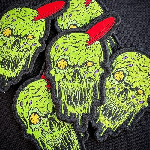 Disc golf pins zombie - pins,