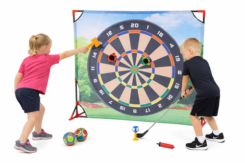 Giant dart board target 1 - giant, 4-in-1