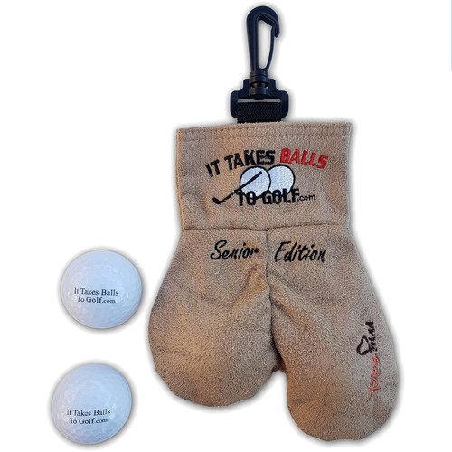 Funny golf ball storage bag - golf,